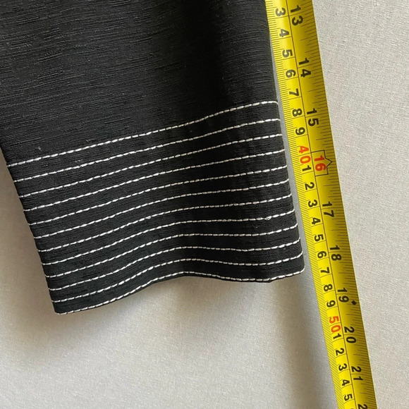 Silkland 3/4 sleeve button silk pea coat Sz 12 - Picture 8 of 9